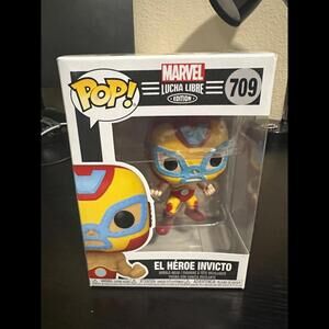 Funko Pop! Vinyl: Marvel -‎ El Heroe Invicto #709 In Protective Case